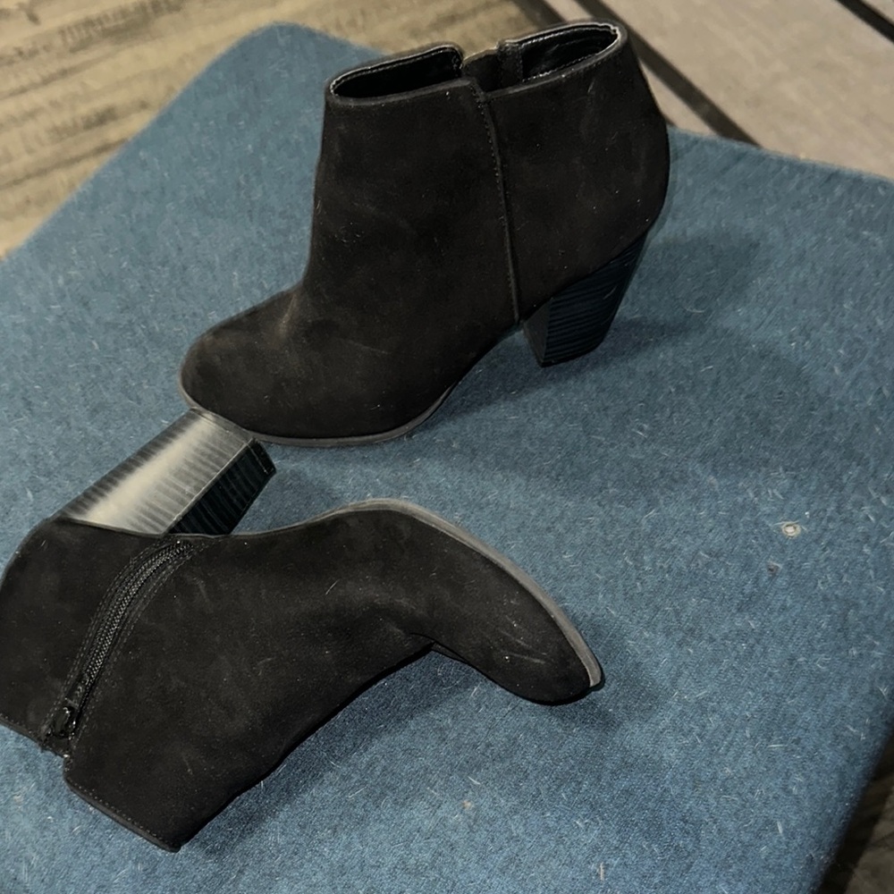 Black Suede Ankle Boots